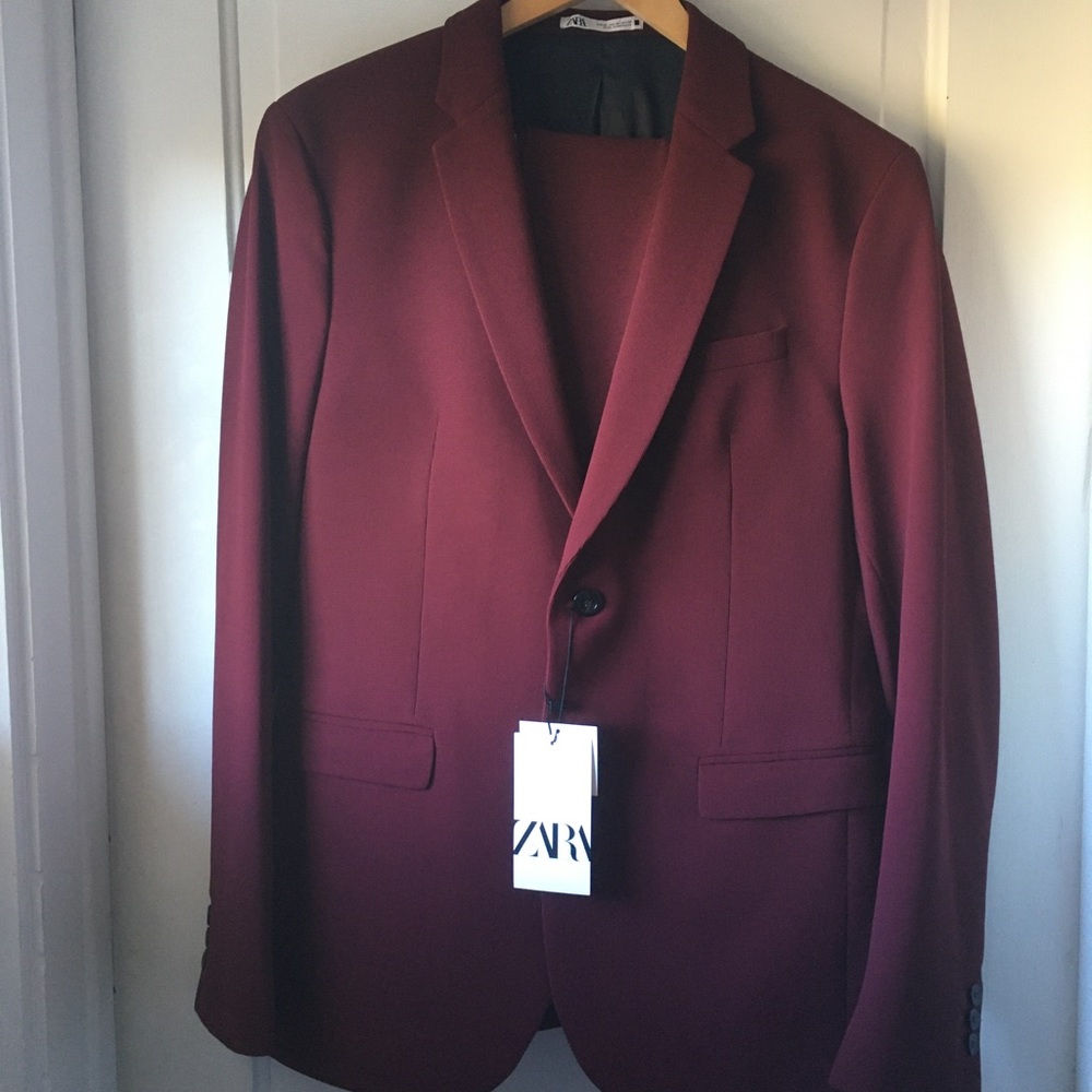 Zara suit.